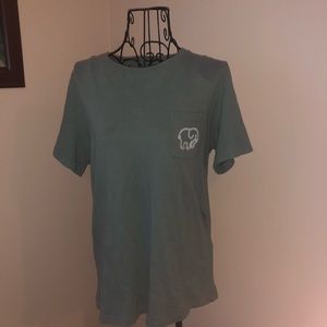 Sage green Ivory Ella T-shirt. Size small